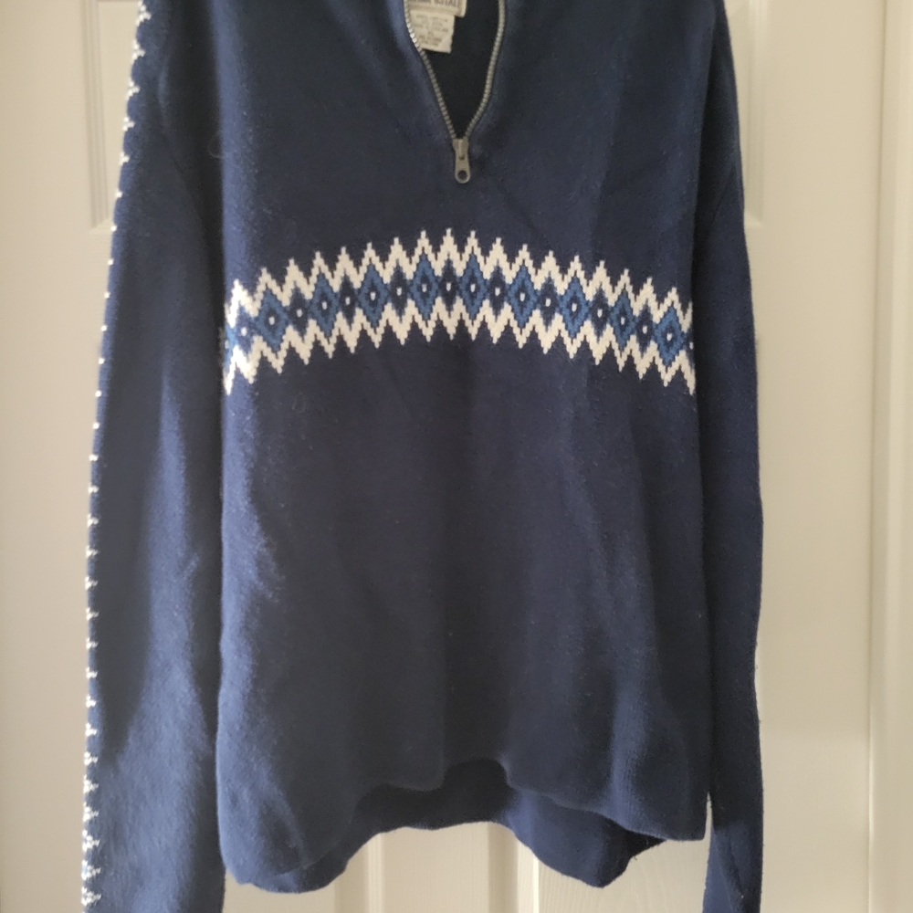 Vintage Aeropostale Navy Blue Cotton Quarter-Zip